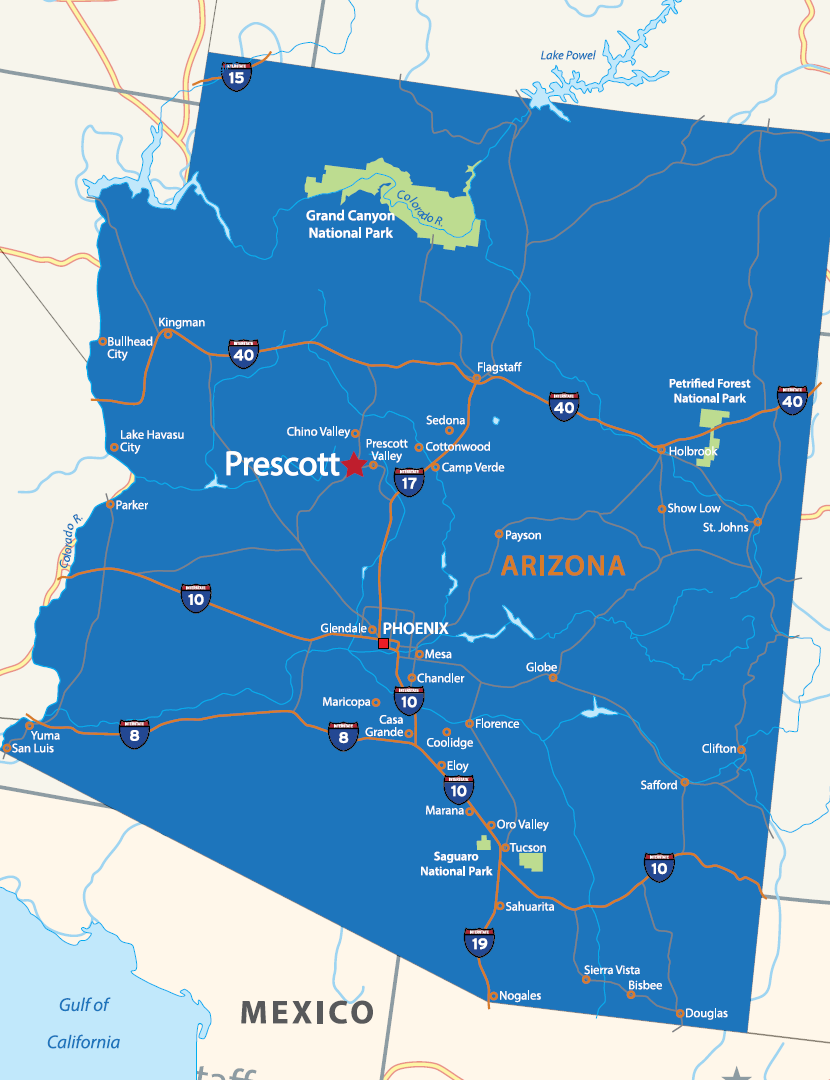 Prescott Az City Map - Pooh Ulrika